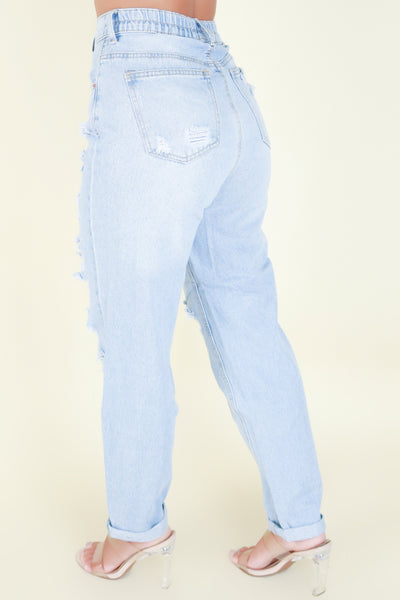 Jeans Warehouse Hawaii - JEANS - SHARNELL MOM JEANS | By WAX JEAN