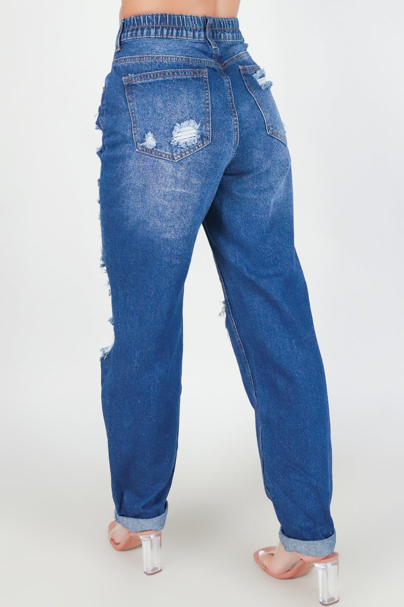 Jeans Warehouse Hawaii - JEANS - SHARNELL MOM JEANS | By WAX JEAN