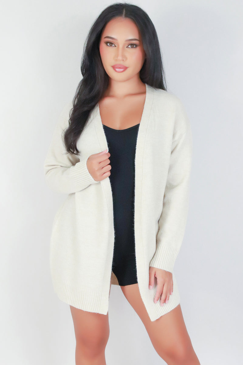 Jeans Warehouse Hawaii - SOLID LONG SLV CARDIGANS - YOU DESERVE IT CARDIGAN | By ULTIMATE OFFPRICE