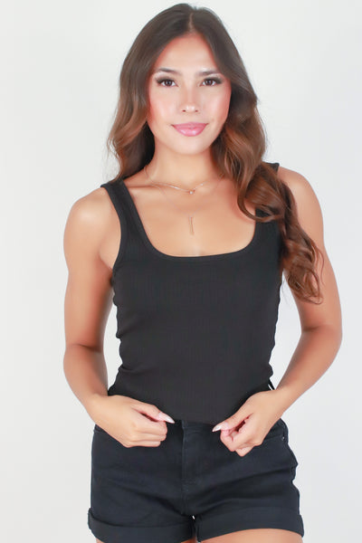 Jeans Warehouse Hawaii - TANK/TUBE SOLID BASIC - HOLD MY CALLS TOP | By CRESCITA APPAREL/SHINE I