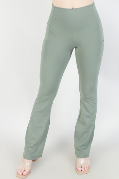 Jeans Warehouse Hawaii - SOLID KNIT PANTS - LOVE TREE FLARED PANTS | By STYLE MELODY