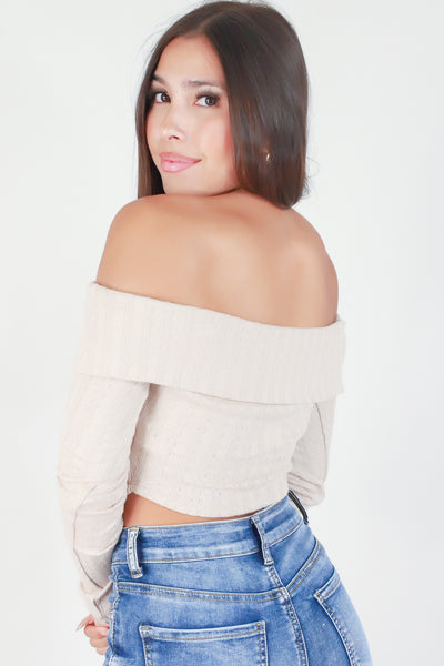 Jeans Warehouse Hawaii - SOLID LONG SLV TOPS - YOU'LL REGRET IT TOP | By I JOAH