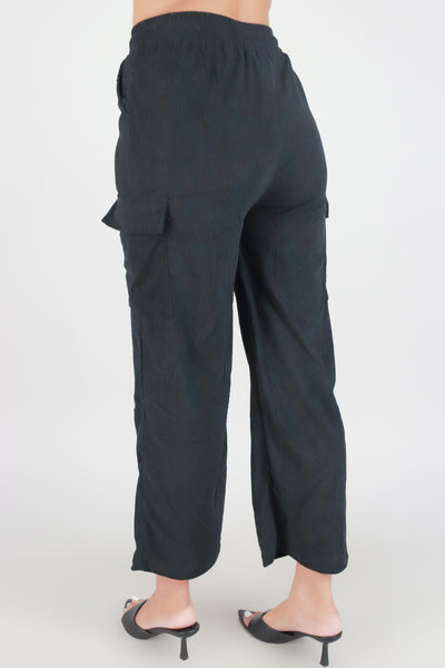 Jeans Warehouse Hawaii - SOLID WOVEN PANTS - SHE GO PANTS | By TRINITY TRIBE