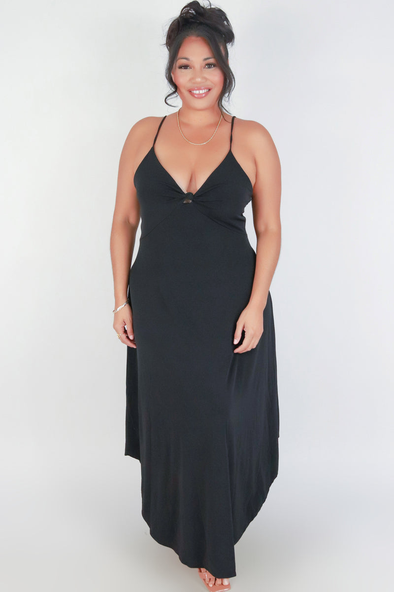 Jeans Warehouse Hawaii - PLUS PLUS SOLID KNIT DRESSES - GET COMFORTABLE MAXI DRESS | By ZENOBIA