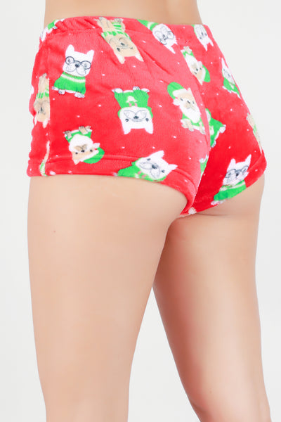 Jeans Warehouse Hawaii - KNIT HOT SHORTS - FUZZY DOG HOT SHORTS | By JS CHINA SOURCING INC