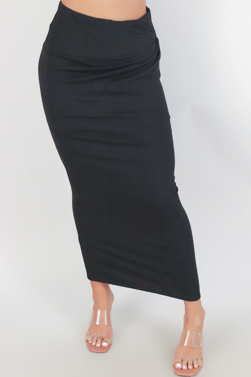 Jeans Warehouse Hawaii - KNIT LONG SKIRT - MAKE AN IMPACT SKIRT | By HEART & HIPS