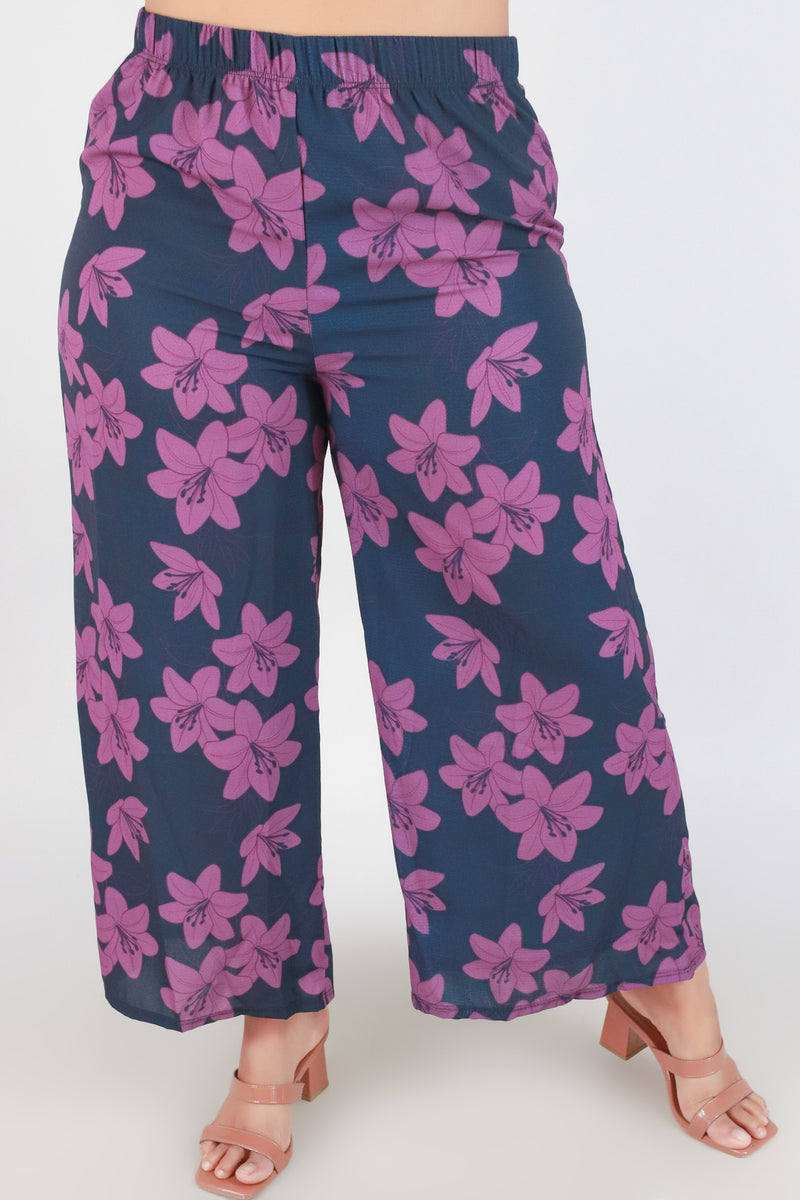 Jeans Warehouse Hawaii - PLUS PRINT WOVEN CAPRI&