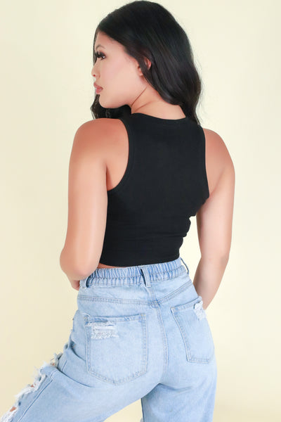 Jeans Warehouse Hawaii - TANK/TUBE SOLID BASIC - FRESH START CROP TOP | By CRESCITA APPAREL/SHINE I