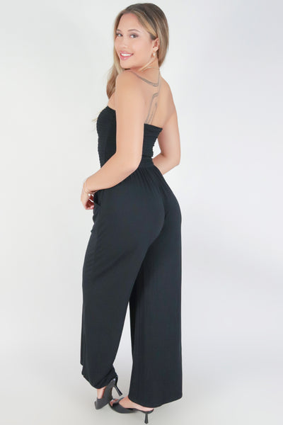 Jeans Warehouse Hawaii - SOLID CASUAL JUMPSUITS - THE WAY IT IS JUMPSUIT | By ZENANA (KC EXCLUSIVE,INC