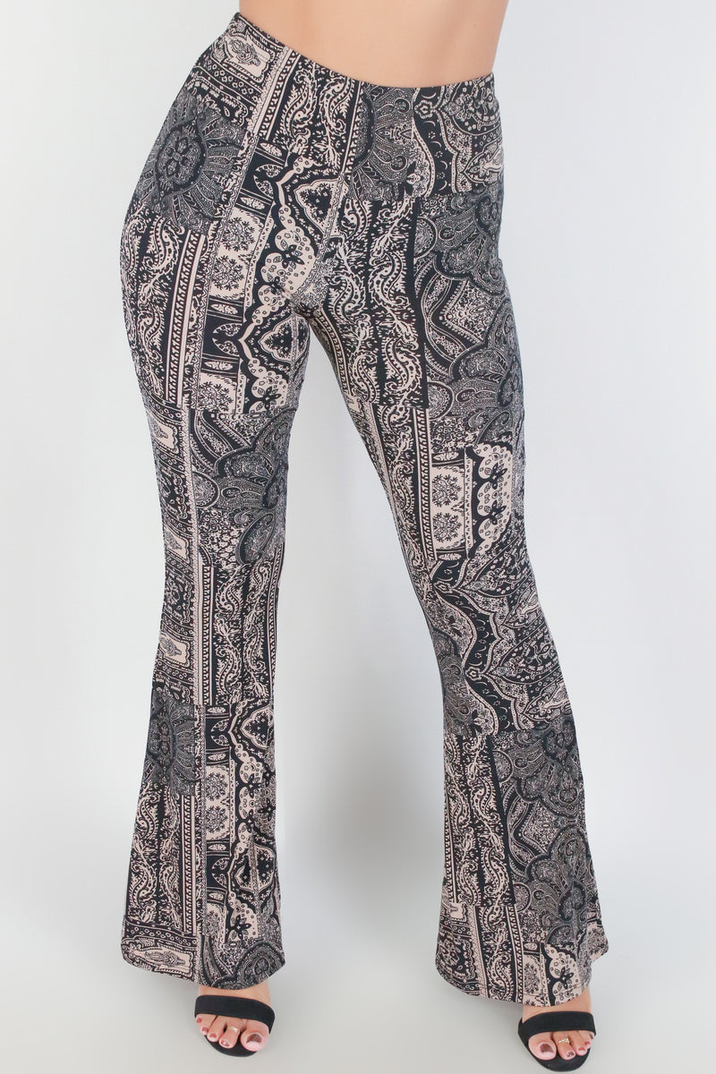 Jeans Warehouse Hawaii - PRINT KNIT PANTS - ALWAYS ON TIME PANTS | By PAPERMOON/ B_ENVIED