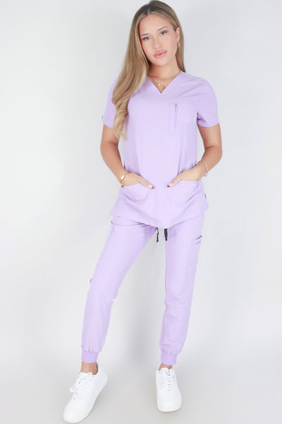 Jeans Warehouse Hawaii - JUNIOR SCRUB BOTTOMS - BE PATIENT WITH ME SCRUB JOGGERS | By MEDGEAR