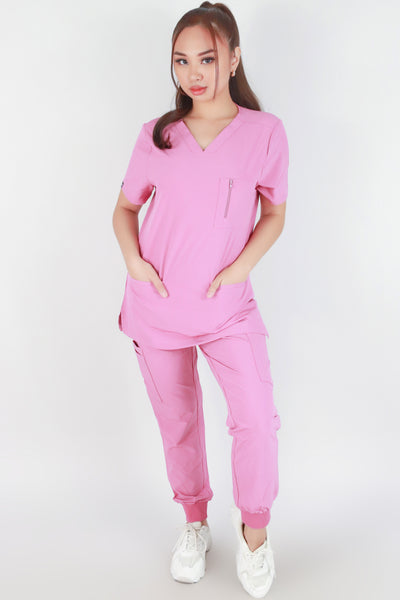 Jeans Warehouse Hawaii - JUNIOR SCRUB TOPS - BE PATIENT WITH ME SCRUB TOP | By MEDGEAR