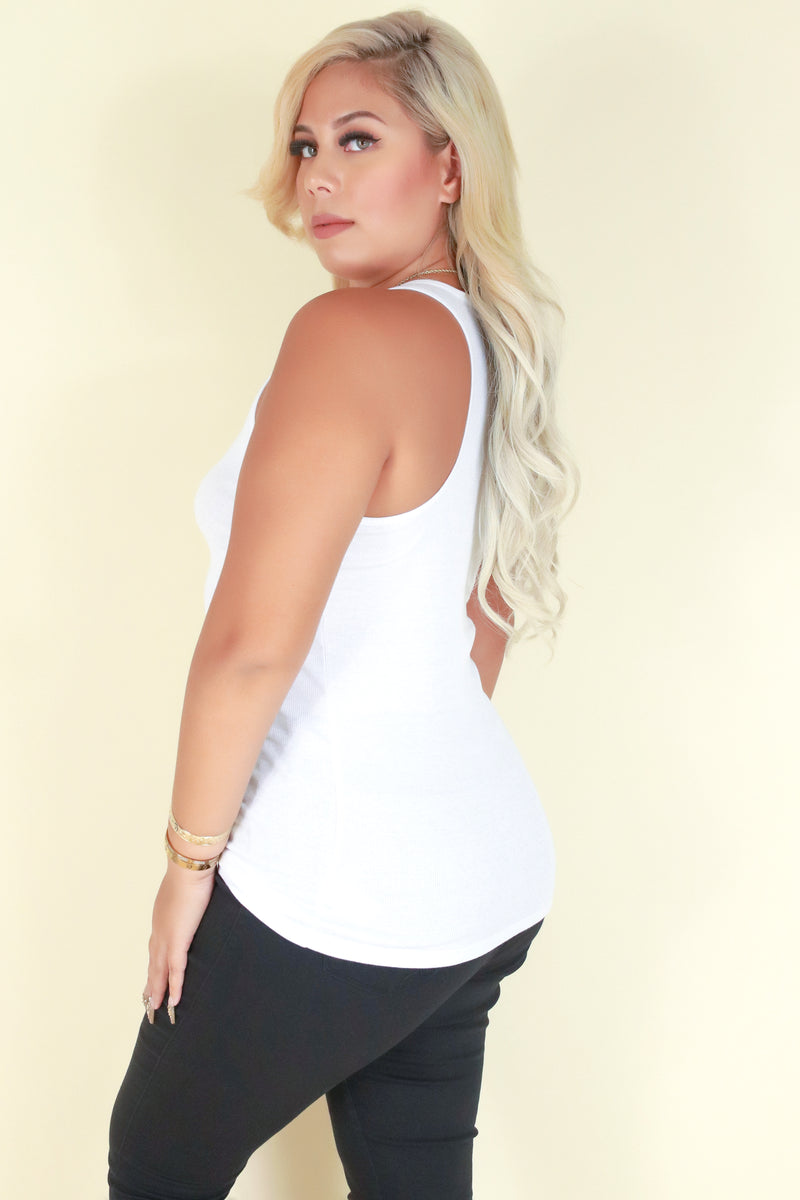 Jeans Warehouse Hawaii - PLUS BASIC RIB TANKS - MY FAVORITE TANK | By AMBIANCE APPAREL