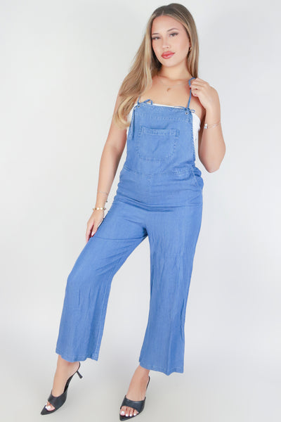 Jeans Warehouse Hawaii - SOLID CASUAL JUMPSUITS - YOU'RE GONNA MISS ME JUMPSUIT | By ZENANA (KC EXCLUSIVE,INC