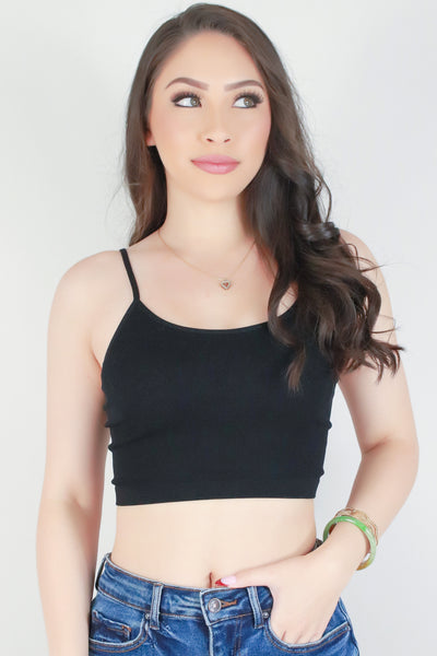 Jeans Warehouse Hawaii - TANK/TUBE SOLID BASIC - ANGEL CROP TOP | By SHINE IMPORTS /BOZZOLO