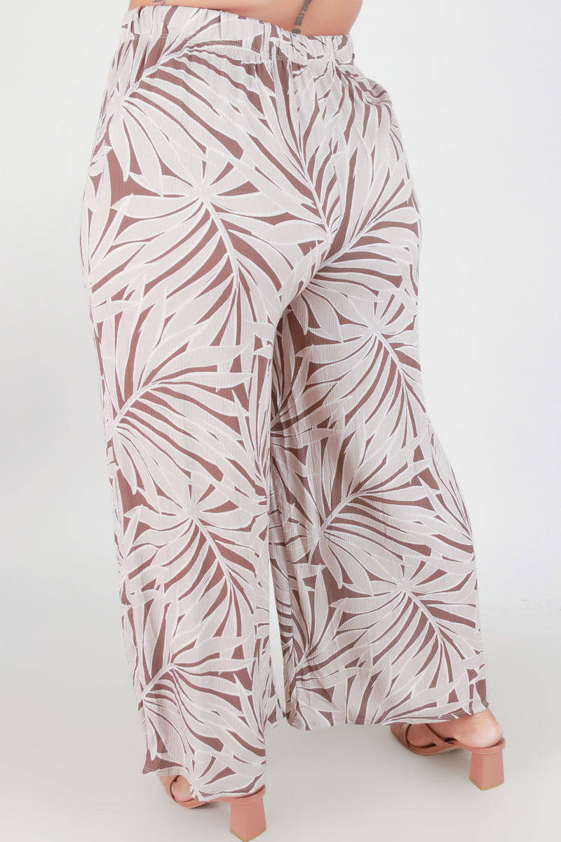 Jeans Warehouse Hawaii - PLUS PRINT WOVEN CAPRI&