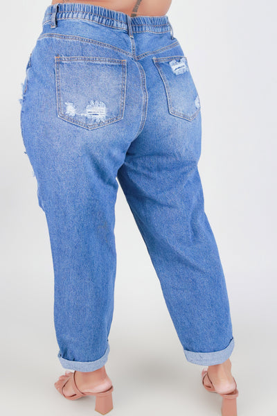 Jeans Warehouse Hawaii - PLUS Denim Jeans - KRISTEN STRAIGHT LEG JEANS | By WAX JEAN