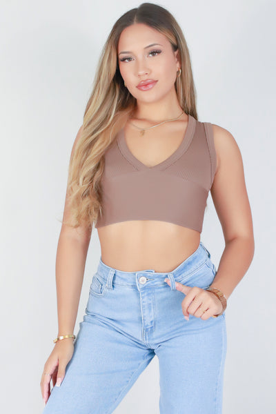 Jeans Warehouse Hawaii - SL CASUAL SOLID - WHAT'S THE PLAN CROP TOP | By ANWND