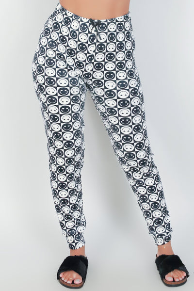 Jeans Warehouse Hawaii - PRINT KNIT PANTS - HAPPY FACE SLEEP JOGGER | By SIMEX / GRIP COLLECTIONS