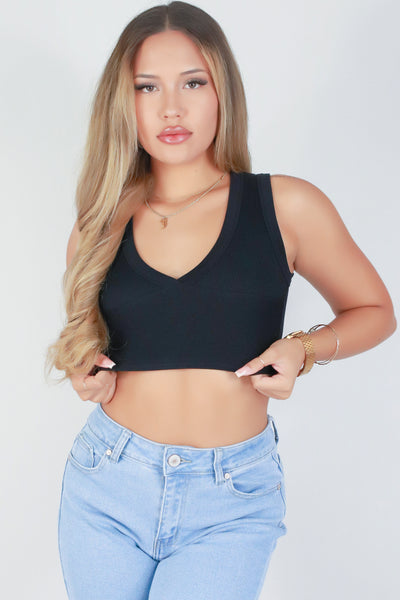 Jeans Warehouse Hawaii - SL CASUAL SOLID - WHAT'S THE PLAN CROP TOP | By ANWND