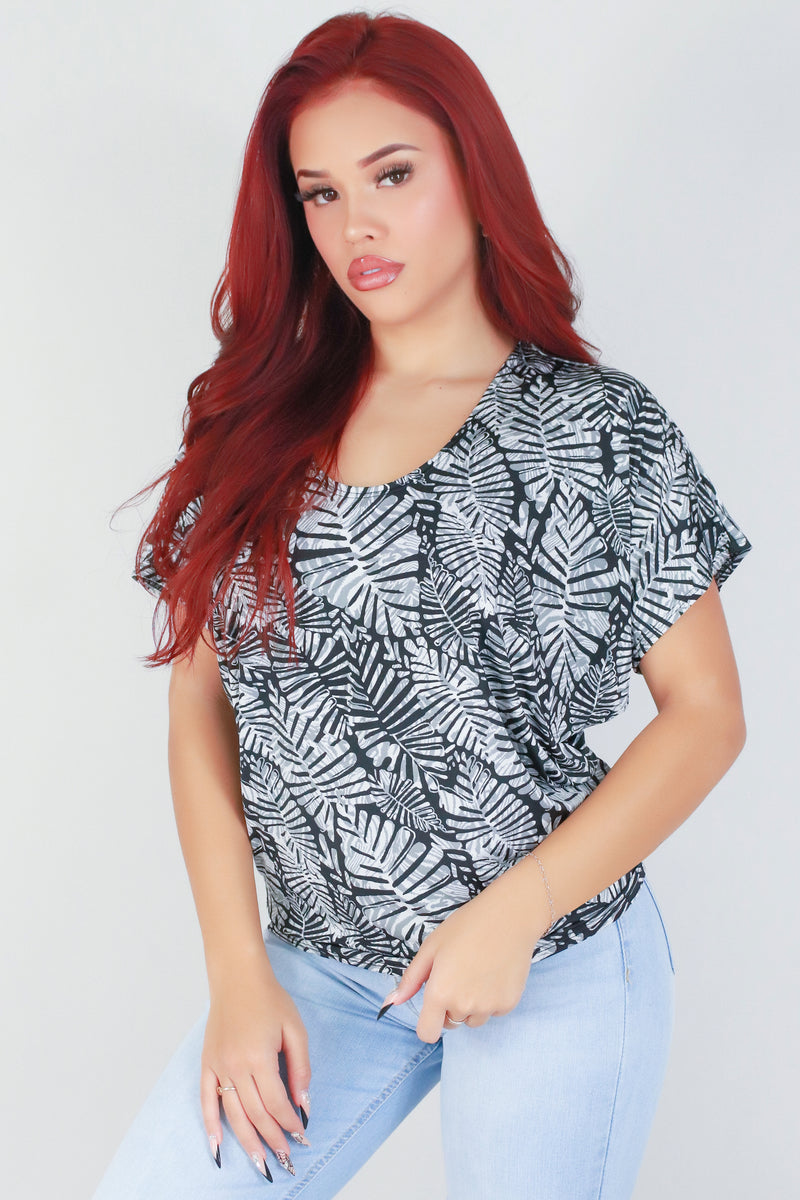 Jeans Warehouse Hawaii - SS PRINT - MOVING FORWARD DOLMAN TOP | By PAPERMOON/ B_ENVIED