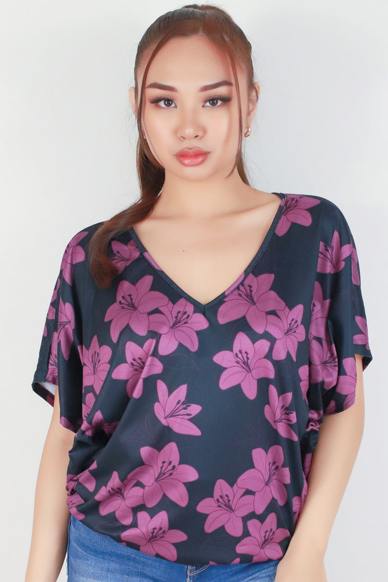 Jeans Warehouse Hawaii - SS PRINT - LILY DOLMAN TOP | By LUZ