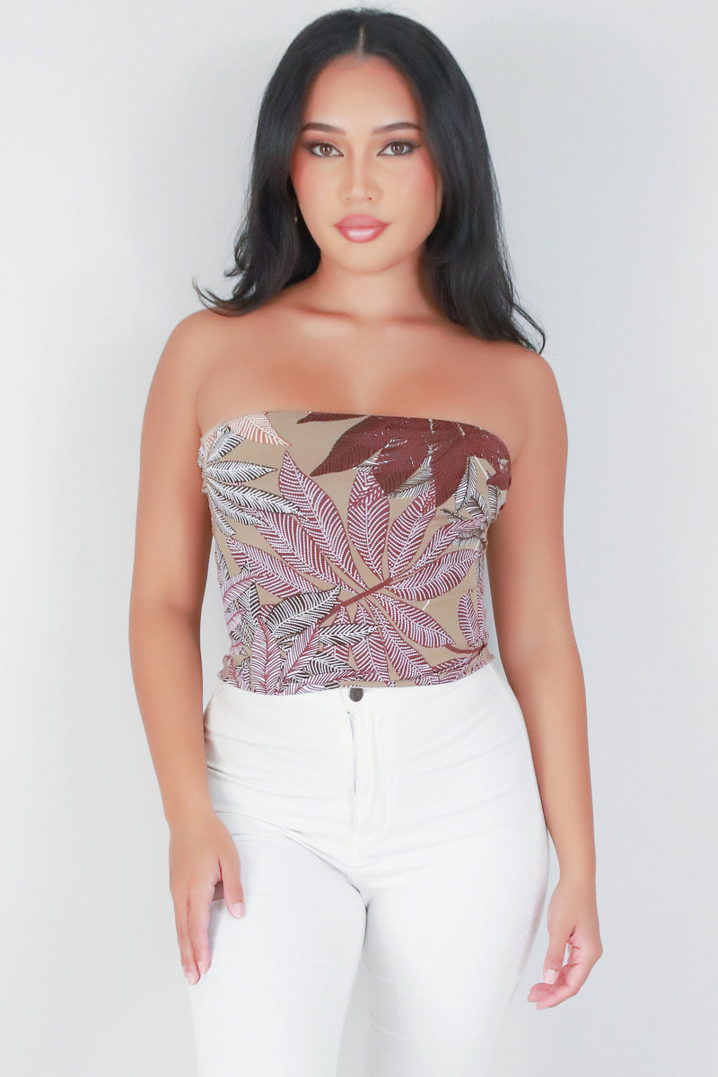 Jeans Warehouse Hawaii - SL PRINT - FRESH LOOKS TUBE TOP | By MEEK DBA LAC BLEU