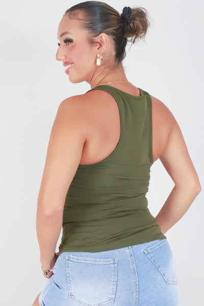 Jeans Warehouse Hawaii - TANK/TUBE SOLID BASIC - BETTER VIBES TANK | By ROSIO