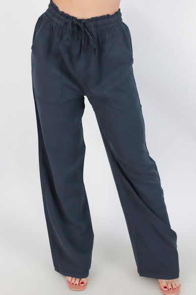 Jeans Warehouse Hawaii - SOLID WOVEN PANTS - OFF THE HOOK PANTS | By ACTIVE USA