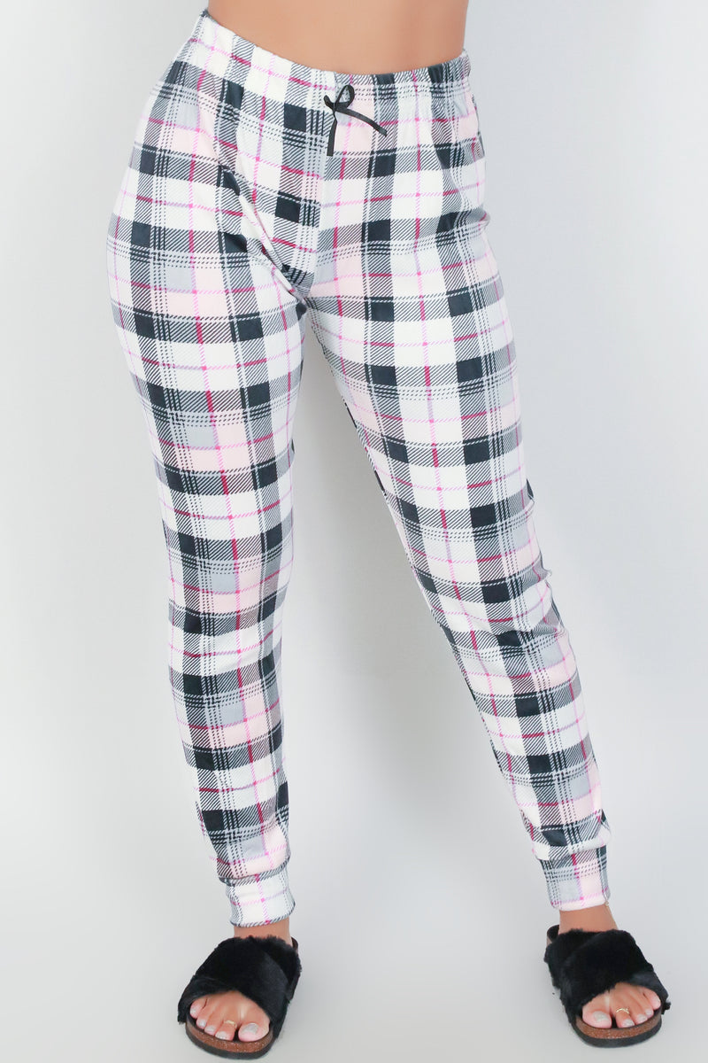 Jeans Warehouse Hawaii - PRINT KNIT PANTS - PLAID SLEEP JOGGERS | By SIMEX / GRIP COLLECTIONS