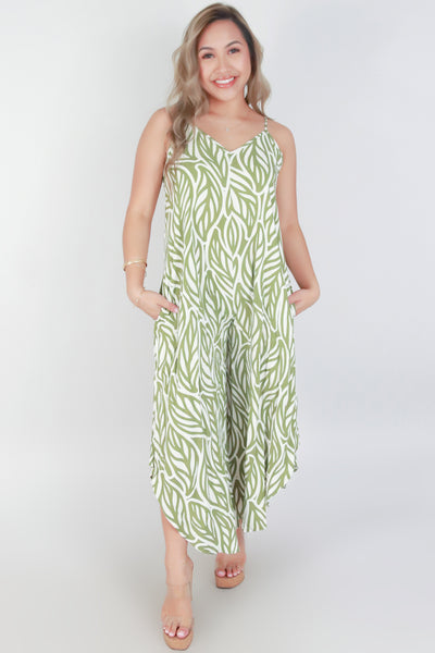 Jeans Warehouse Hawaii - PRINT JUMPERS - SLEEVELESS NO WAIST JUMPSUIT | By OLIVE & CO