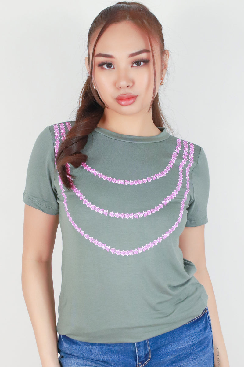 Jeans Warehouse Hawaii - S/S SCREEN - PUA KALAUNU LEI TEE | By LUZ