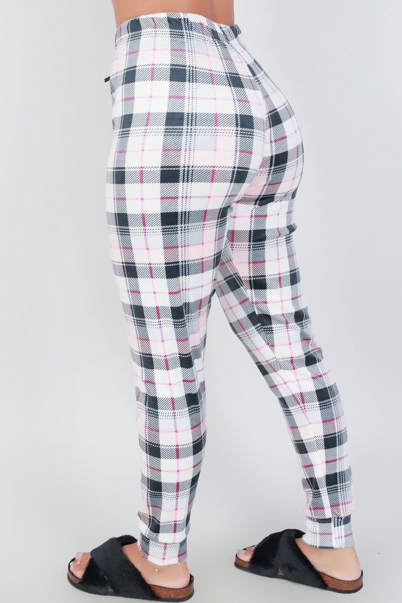 Jeans Warehouse Hawaii - PRINT KNIT PANTS - PLAID SLEEP JOGGERS | By SIMEX / GRIP COLLECTIONS