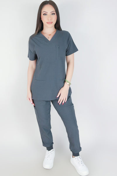 Jeans Warehouse Hawaii - JUNIOR SCRUB TOPS - BE PATIENT WITH ME SCRUB TOP | By MEDGEAR