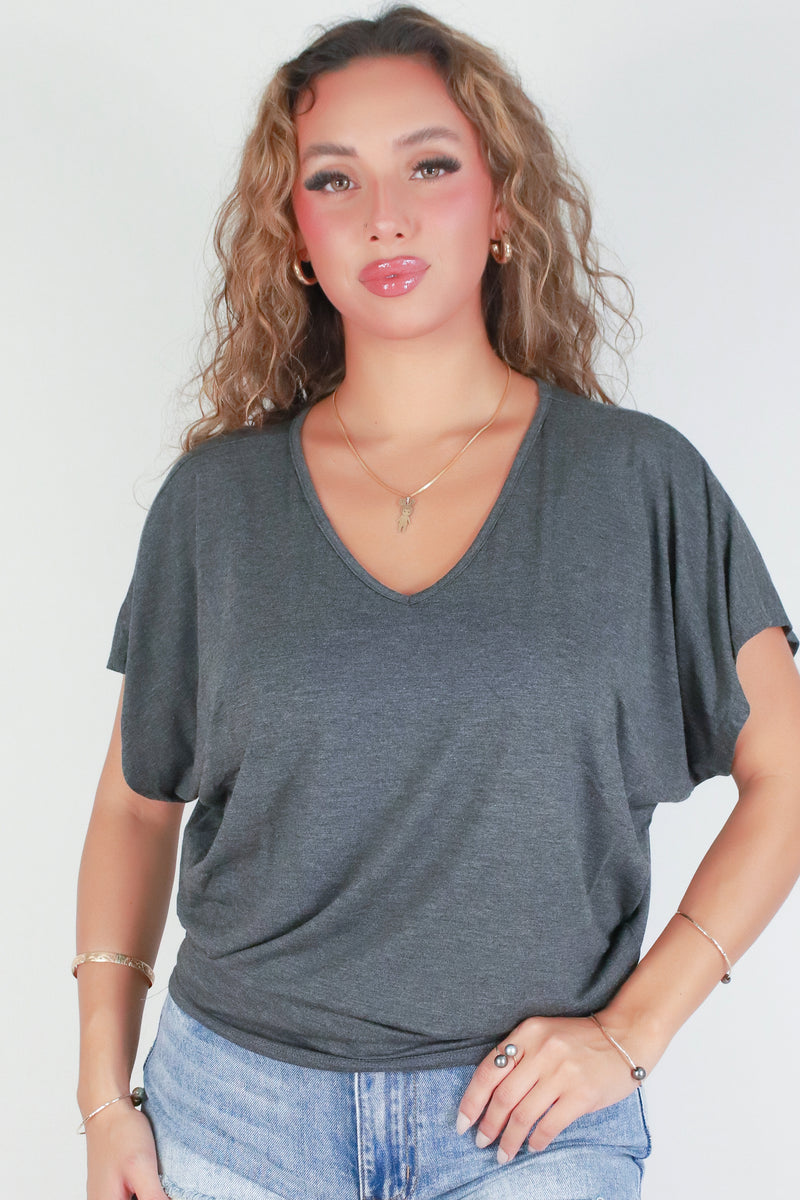 Jeans Warehouse Hawaii - SOLID DOLMAN TOPS - AT IT AGAIN TOP | By ADARA