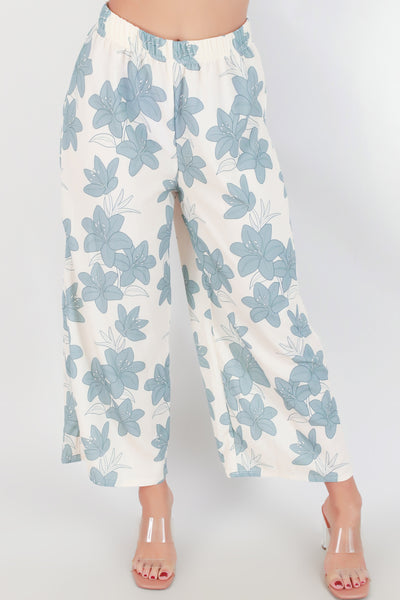 Jeans Warehouse Hawaii - PRINT WOVEN CAPRI'S - LILY CAPRI PANTS | By LUZ