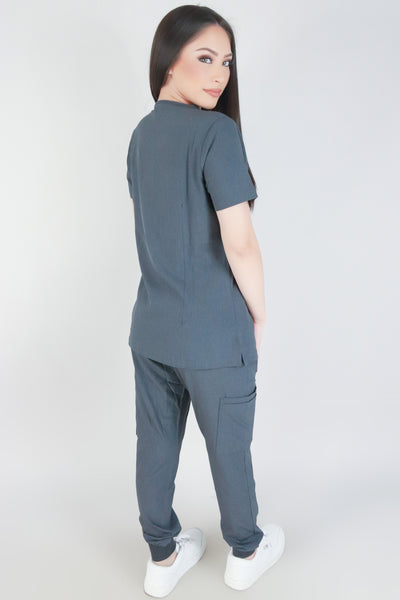 Jeans Warehouse Hawaii - JUNIOR SCRUB TOPS - BE PATIENT WITH ME SCRUB TOP | By MEDGEAR