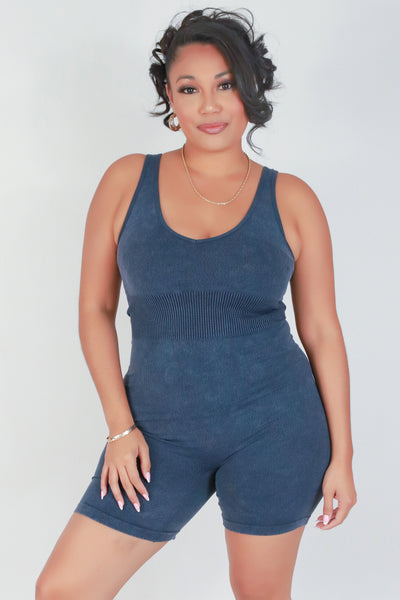 Jeans Warehouse Hawaii - PLUS SOLID ROMPERS - PUT THE WORK IN ROMPER | By STYLE TREE INC