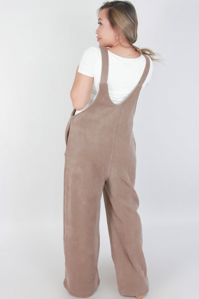 Jeans Warehouse Hawaii - SOLID JUMPERS - SLEEVELESS CORDUROY OVERALLS | By VERY J