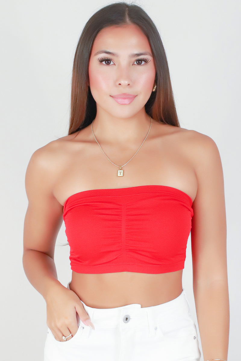 Jeans Warehouse Hawaii - TANK/TUBE SOLID BASIC - EVERYDAY BASIC BANDEAU | By K. LEE