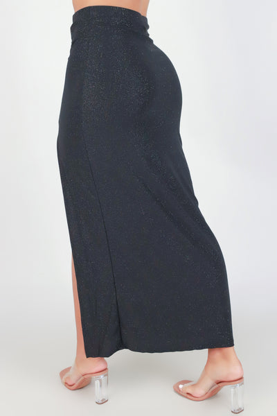 Jeans Warehouse Hawaii - KNIT LONG SKIRT - DON'T STRESS IT SKIRT | By PAPERMOON/ B_ENVIED