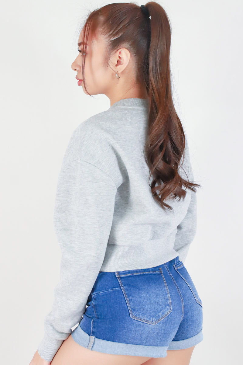 Jeans Warehouse Hawaii - SOLID LONG SLV TOPS - RIGHT ON TIME SWEATER | By ROSIO