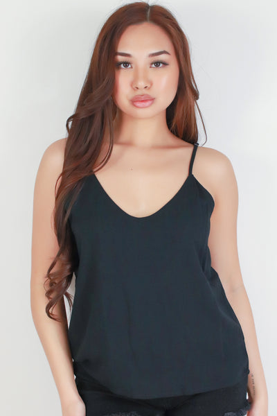 Jeans Warehouse Hawaii - TANK SOLID WOVEN CASUAL TOPS - COME BACK TO ME TOP | By ZENANA (KC EXCLUSIVE,INC