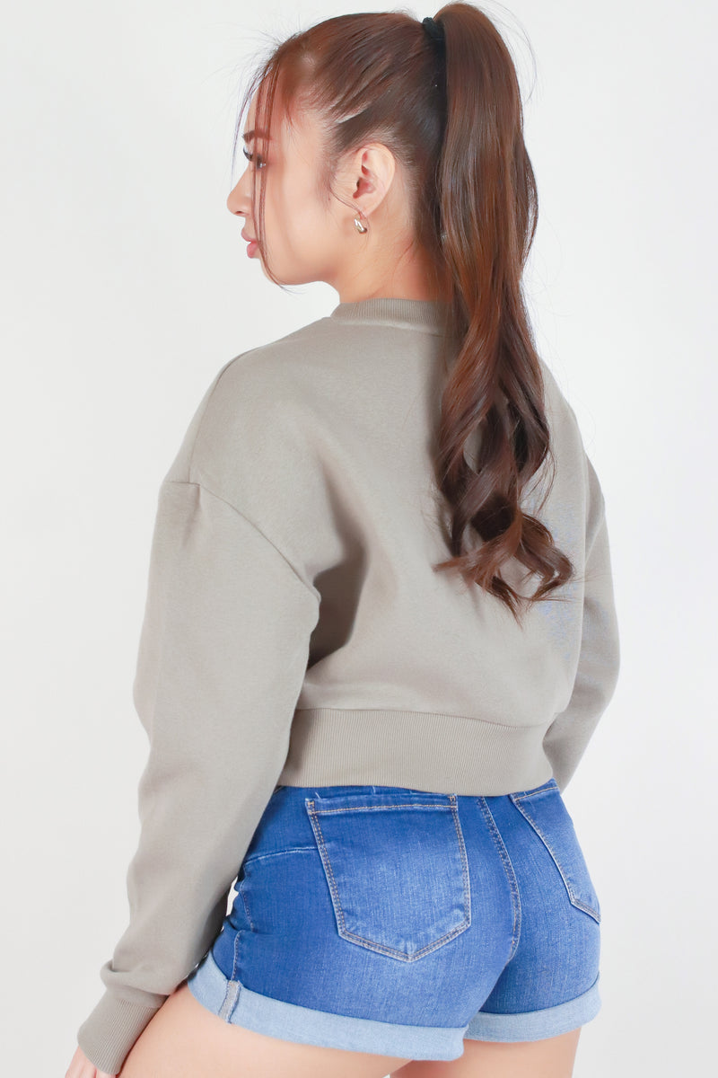 Jeans Warehouse Hawaii - SOLID LONG SLV TOPS - RIGHT ON TIME SWEATER | By ROSIO