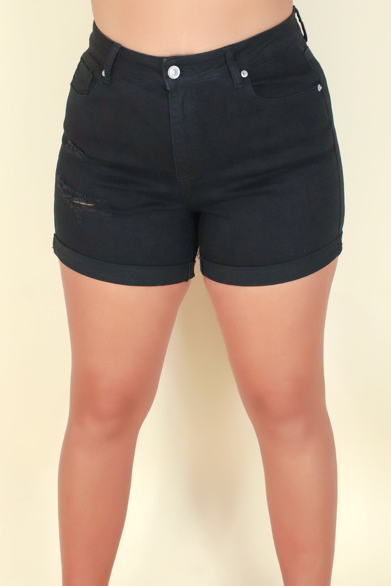 Jeans Warehouse Hawaii - PLUS Denim Shorts - OUT AND ABOUT SHORTS | By WAX JEAN