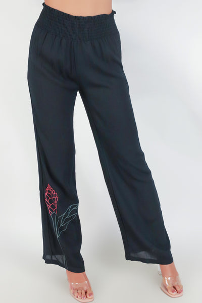 Jeans Warehouse Hawaii - PRINT WOVEN CAPRI'S - AWAPUHI SMOCKED WAIST PANTS | By LUZ