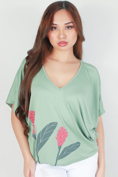 Jeans Warehouse Hawaii - SS PRINT - AWAPUHI DOLMAN TOP | By LUZ