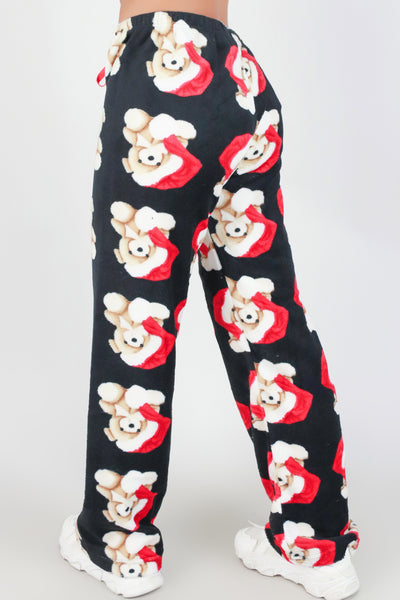 Jeans Warehouse Hawaii - PRINT KNIT PANTS - FUZZY SANTA BEAR SLEEP PANTS | By SIMEX / GRIP COLLECTIONS