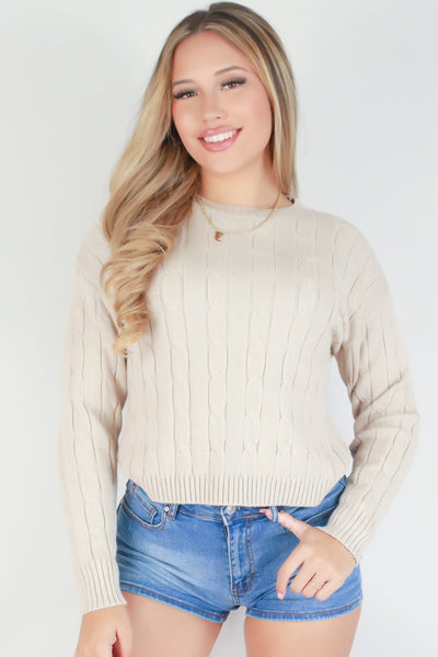 Jeans Warehouse Hawaii - CHUNKY/ACRYLIC SWEATERS - TAKE IT EASY SWEATER | By I JOAH