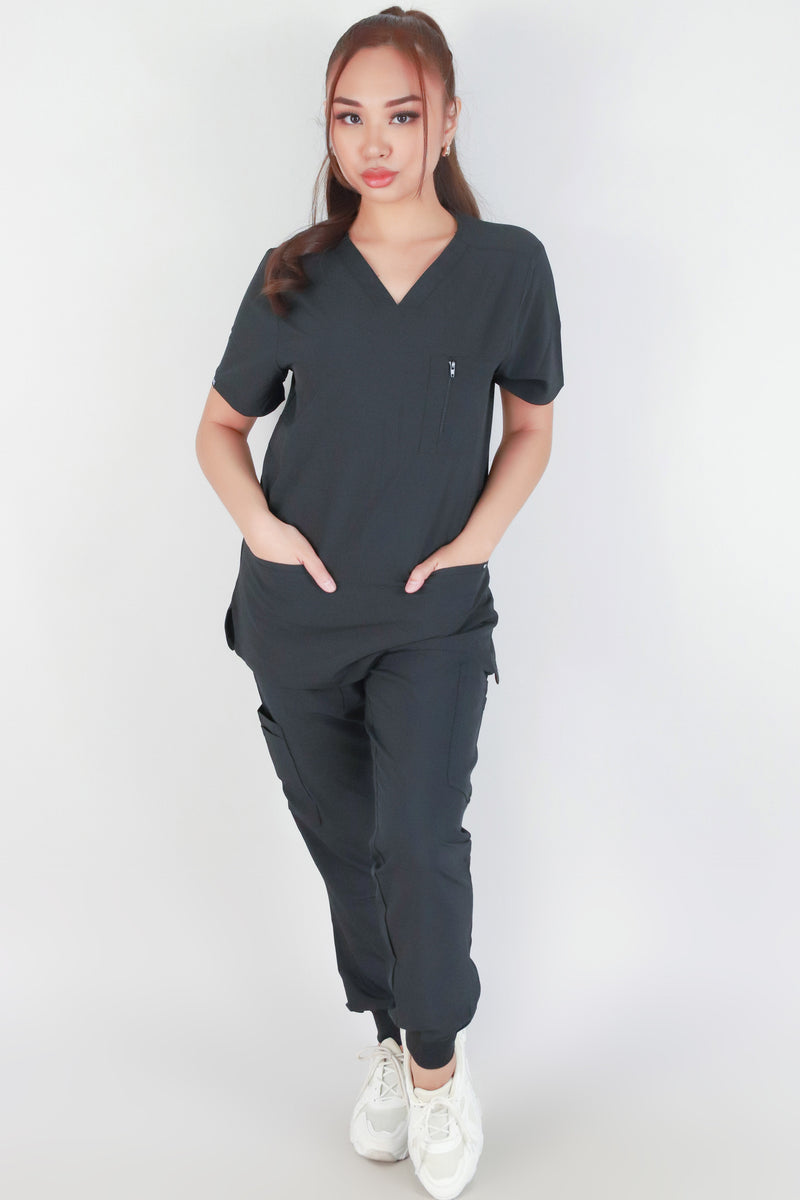 Jeans Warehouse Hawaii - JUNIOR SCRUB TOPS - BE PATIENT WITH ME SCRUB TOP | By MEDGEAR